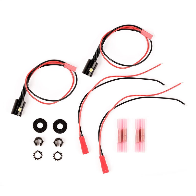 Rugged Ridge راغيد ريدج | براغي لوحة الترخيص، LED | 11233.10 | تناسب جيب يونيفرسال 1999-2023 - Image 1